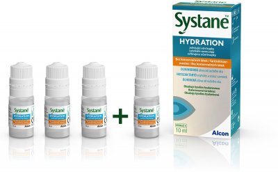 Oční kapky Systane® HYDRATION 10 ml balení 3+1