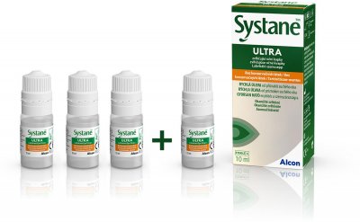 Oční kapky Systane® ULTRA 10 ml balení 3+1